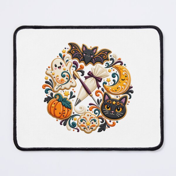Item preview, Halloween Royal Icing Cookie Wreath designed and sold by UrbanCanvvas.