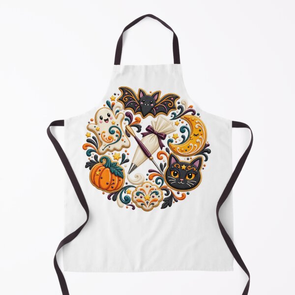 Item preview, Corona de galletas de glaseado real de Halloween designed and sold by UrbanCanvvas.