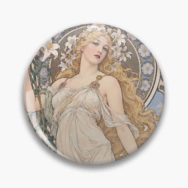Item preview, Alphonse Mucha Spring 1898 designed and sold by maniacfitness.