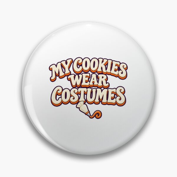 Item preview, My Cookies Wear Costumes Baker Wordplay designed and sold by UrbanCanvvas.