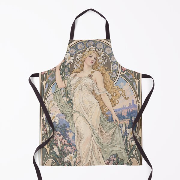 Item preview, Alphonse Mucha Spring 1898 designed and sold by maniacfitness.