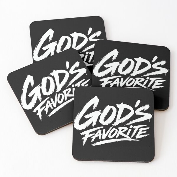 Item preview, God's Favorite Brush Script Typography Funny Streetwear Quote designed and sold by haitrieuic96.