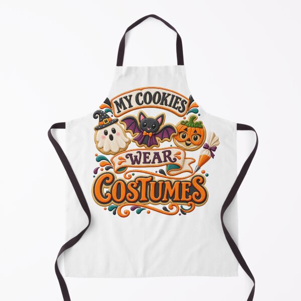 Item preview, My Cookies Wear Costumes Halloween Bakery designed and sold by UrbanCanvvas.