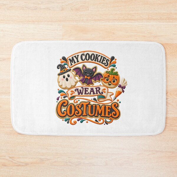 Item preview, My Cookies Wear Costumes Halloween Bakery designed and sold by UrbanCanvvas.