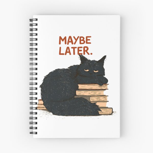 Item preview, Black Cat Maybe Later designed and sold by 123Long.