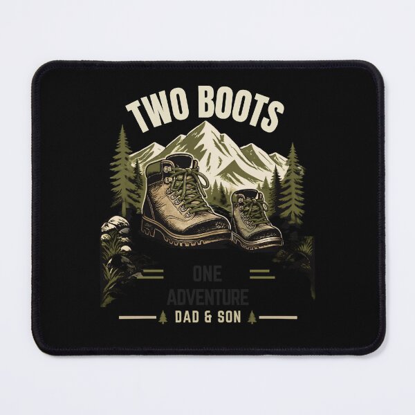 Item preview, Two Boots One Advebture Dad And Son designed and sold by MalwasBasket.
