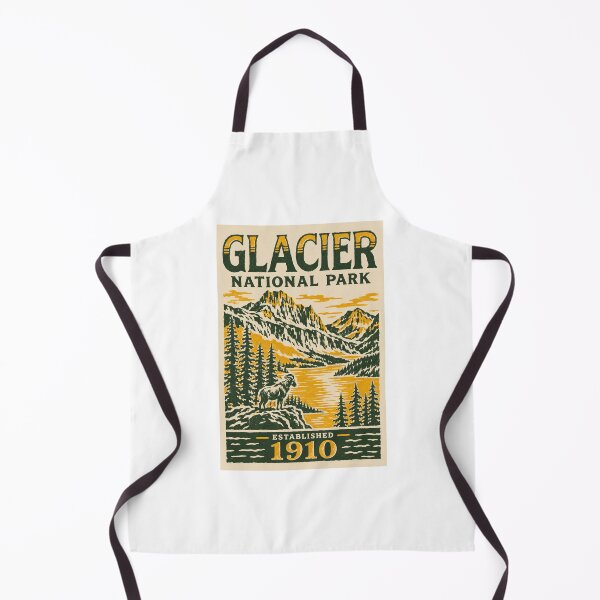 Item preview, Glacier National Park Montana Vintage Mountain Nature designed and sold by LittleArij.