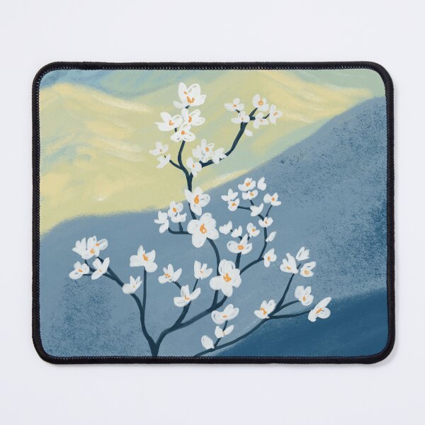 Item preview, Mountain Flower Minimalist Pastel Art Gift for Nature Lovers designed and sold by LafinaArt.