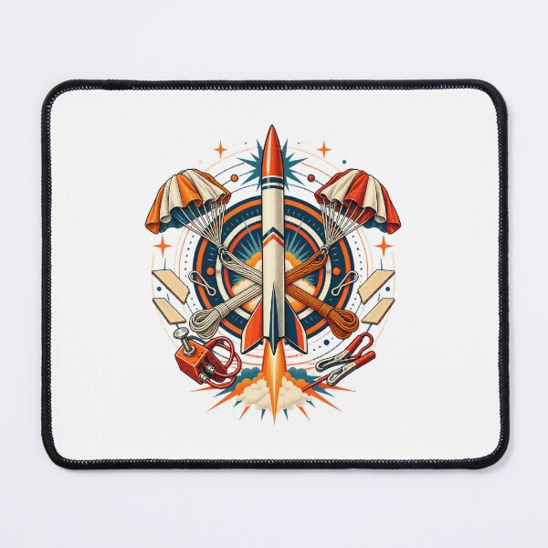 Item preview, Model Rocket Recovery Parachute Launch Crest designed and sold by UrbanCanvvas.
