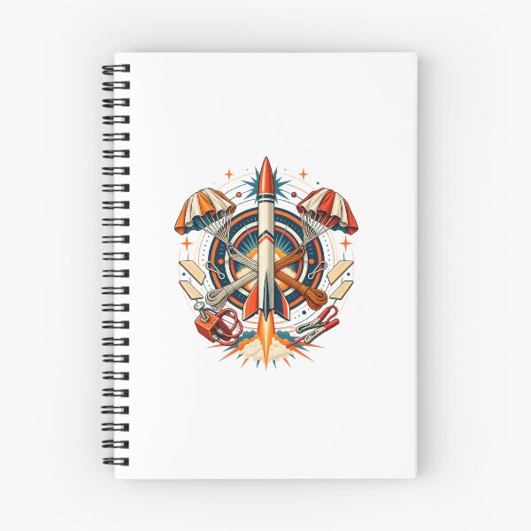 Item preview, Model Rocket Recovery Parachute Launch Crest designed and sold by UrbanCanvvas.
