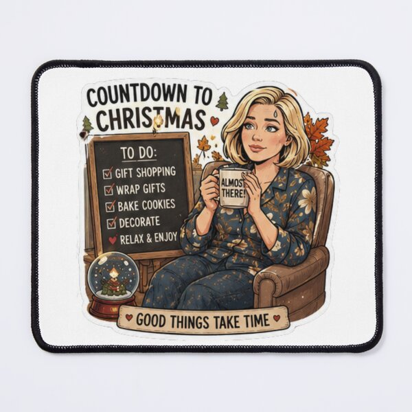 Item preview, Countdown to Christmas Checklist Design | Elite Mom Club Cozy Holiday Planning designed and sold by DailyStruggleCo.
