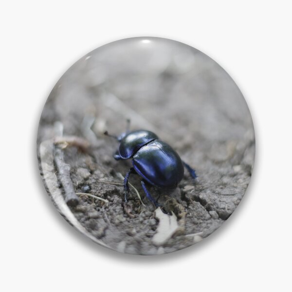 Item preview, Shiny Blue Dor Beetle Macro Nature designed and sold by Pajacoom.