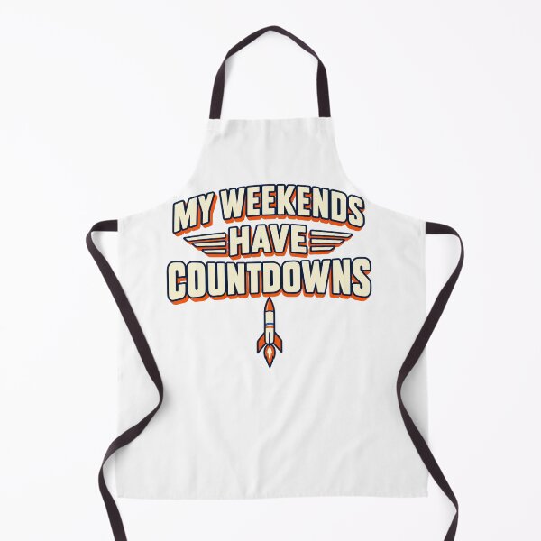 Item preview, My Weekends Have Countdowns Rocket designed and sold by UrbanCanvvas.