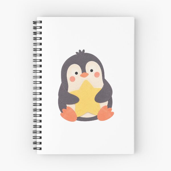 Item preview, Penguin with a Star Cushion designed and sold by The-Art-of-D.