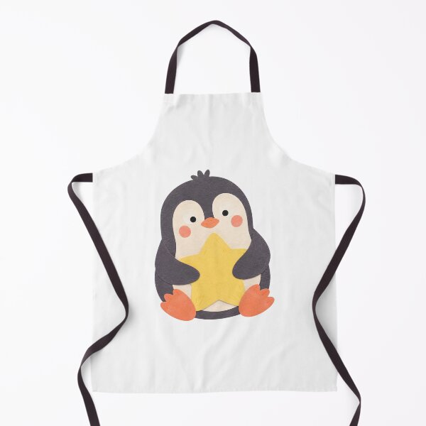 Item preview, Penguin with a Star Cushion designed and sold by The-Art-of-D.