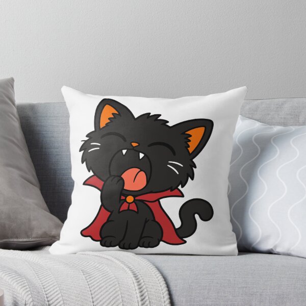 Item preview, Vampire Cat – Cute Gothic Halloween Feline designed and sold by MewMade.