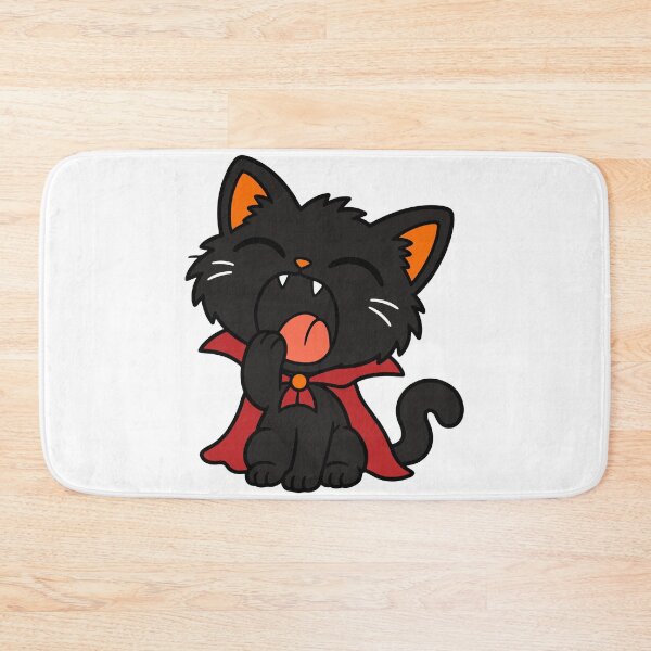 Item preview, Vampire Cat – Cute Gothic Halloween Feline designed and sold by MewMade.