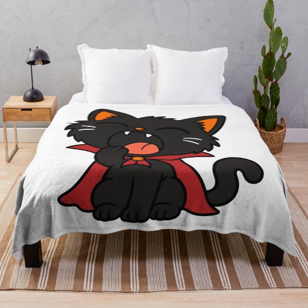 Item preview, Vampire Cat – Cute Gothic Halloween Feline designed and sold by MewMade.