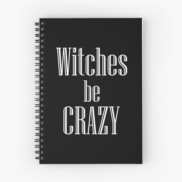 Item preview, Witches Be Crazy Funny Halloween Quote Typography designed and sold by Kromia.