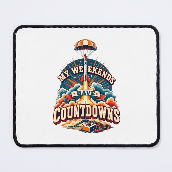 Item preview, My Weekends Have Countdowns Launch Club designed and sold by UrbanCanvvas.