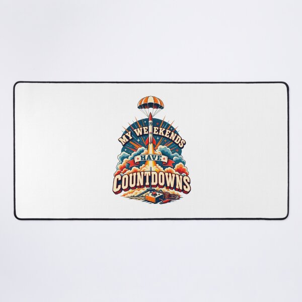 Item preview, My Weekends Have Countdowns Launch Club designed and sold by UrbanCanvvas.