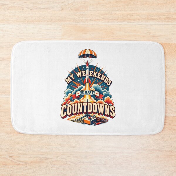 Item preview, My Weekends Have Countdowns Launch Club designed and sold by UrbanCanvvas.