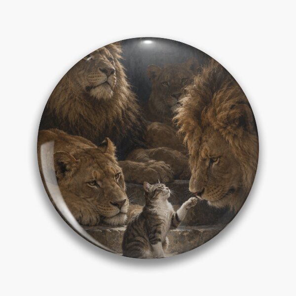 Item preview, Serenity Among the Giant Lions designed and sold by Ocelot-T.