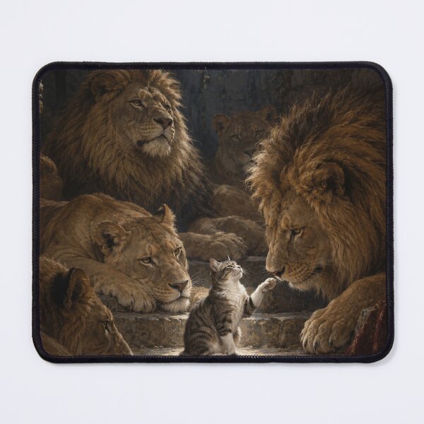 Item preview, Serenity Among the Giant Lions designed and sold by Ocelot-T.