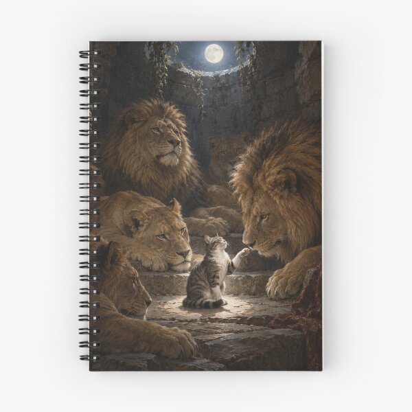 Item preview, Serenity Among the Giant Lions designed and sold by Ocelot-T.