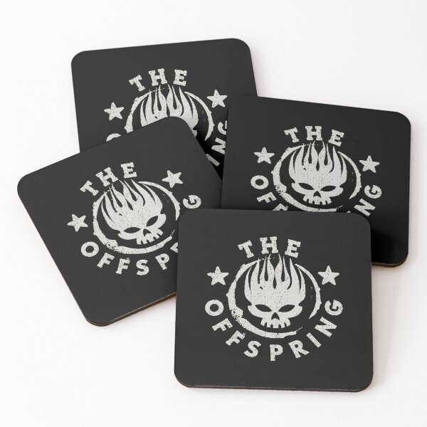 Item preview, THE OFFSPRINGS Skull Flames Rock Band  designed and sold by KittySCuteArt.