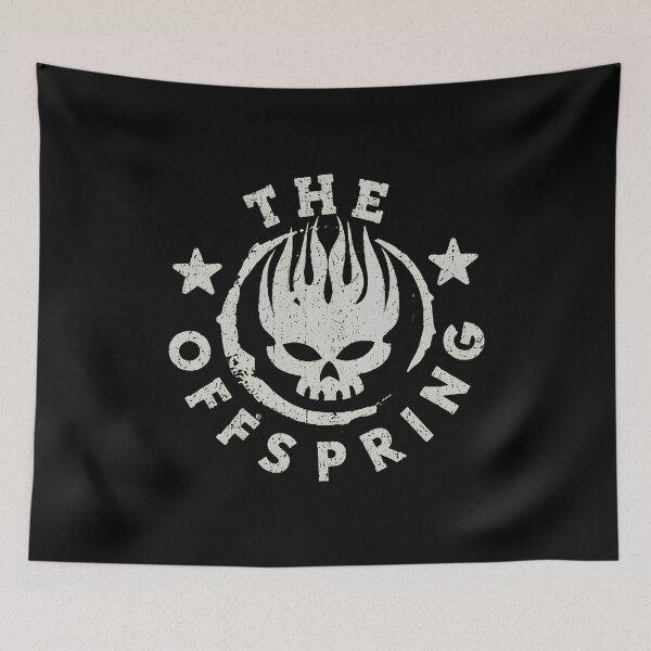 Item preview, THE OFFSPRINGS Skull Flames Rock Band  designed and sold by KittySCuteArt.