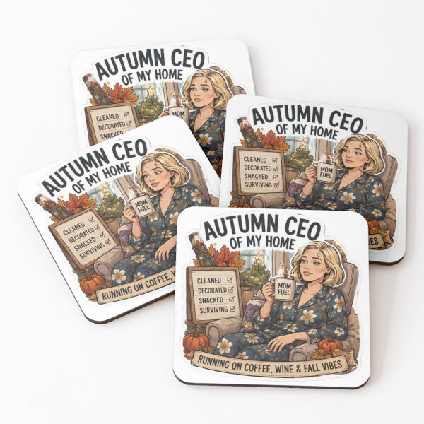 Item preview, Autumn CEO of My Home Mom Design | Elite Mom Club Cozy Fall Coffee designed and sold by DailyStruggleCo.