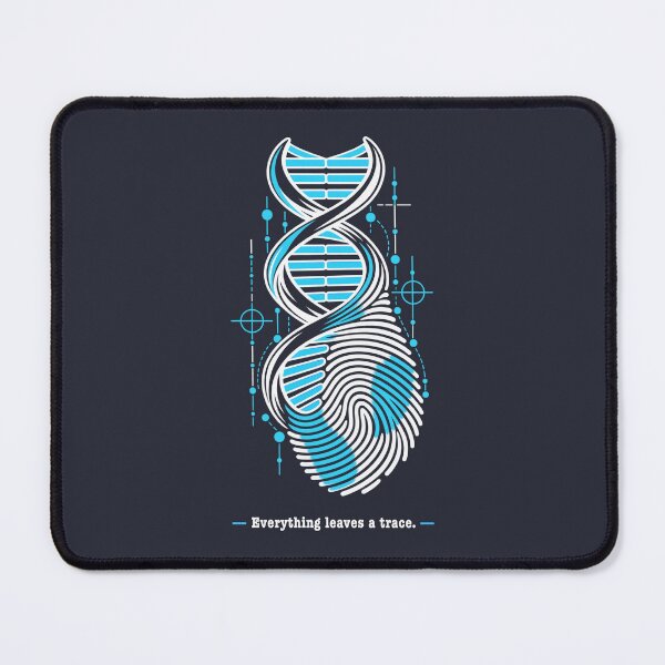 Item preview, Criminology Blue White DNA Thumbprint designed and sold by Festive Bug.
