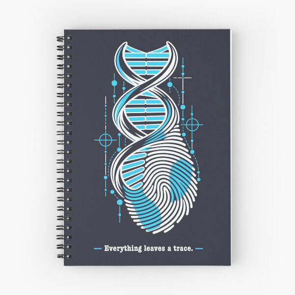 Item preview, Criminology Blue White DNA Thumbprint designed and sold by Festive Bug.
