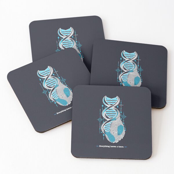 Item preview, Criminology Blue White DNA Thumbprint designed and sold by Festive Bug.