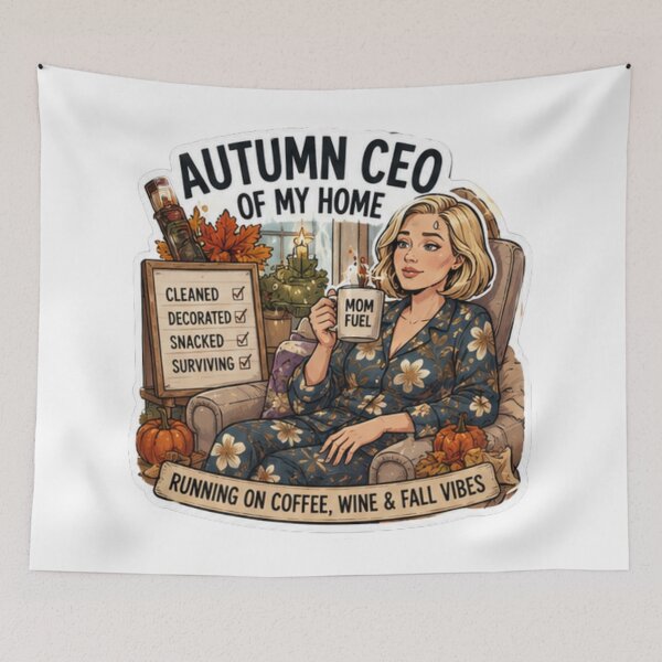 Item preview, Autumn CEO of My Home Mom Design | Elite Mom Club Cozy Fall Coffee designed and sold by DailyStruggleCo.