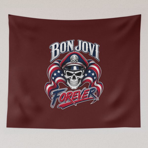 Item preview, Forever Rock Skull Emblem designed and sold by Woolyoubmine.