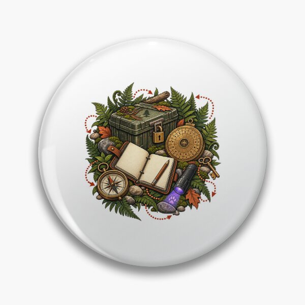 Item preview, Puzzle Geocache Solver Adventure Emblem designed and sold by UrbanCanvvas.