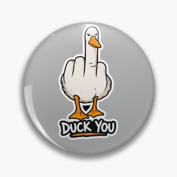 Artikelvorschau, Duck You Funny Rude Goose Meme Design entworfen und verkauft von PixoNest.