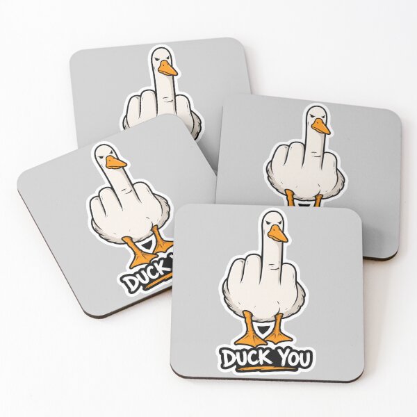 Item preview, Duck You Funny Rude Goose Meme Design designed and sold by PixoNest.