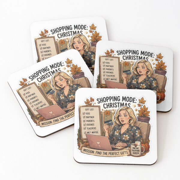 Item preview, Shopping Mode Christmas Gift List Design | Elite Mom Club Online Shopping Queen designed and sold by DailyStruggleCo.