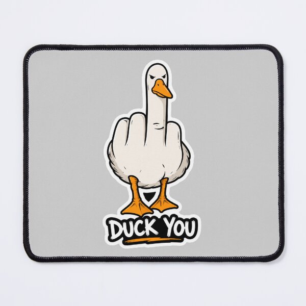 Item preview, Duck You Funny Rude Goose Meme Design designed and sold by PixoNest.