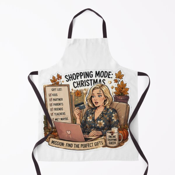 Item preview, Shopping Mode Christmas Gift List Design | Elite Mom Club Online Shopping Queen designed and sold by DailyStruggleCo.
