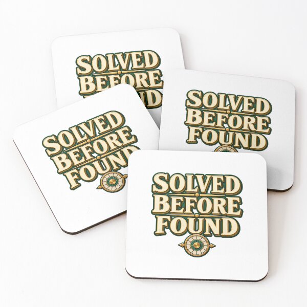 Item preview, Solved Before Found Geocaching Wordplay designed and sold by UrbanCanvvas.