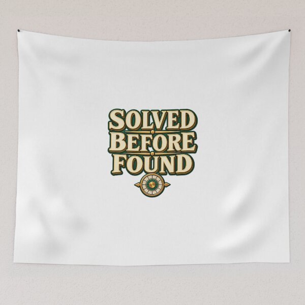 Item preview, Solved Before Found Geocaching Wordplay designed and sold by UrbanCanvvas.