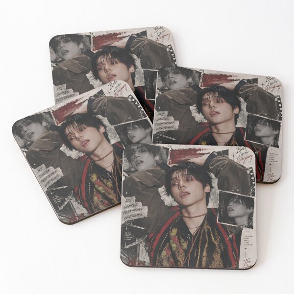 Item preview, Wooyoung ATEEZ Vintage Grunge Editorial Portrait designed and sold by looplandger.
