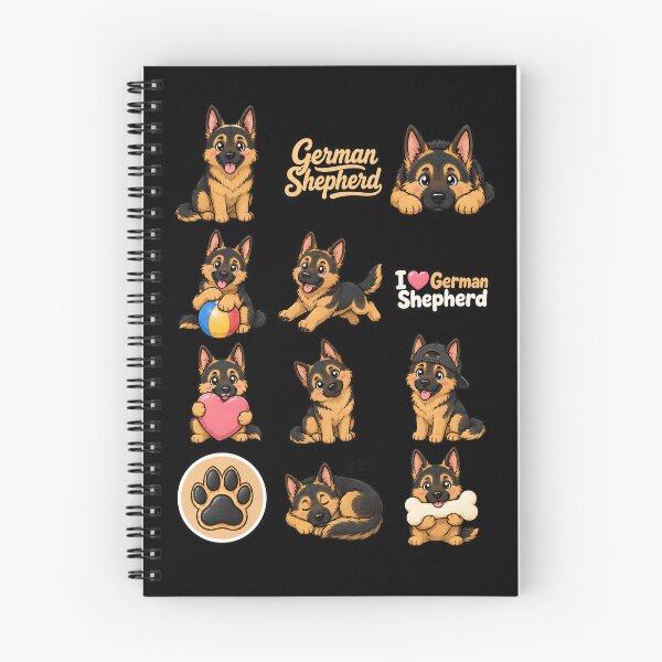 Item preview, Cute German Shepherd stickers and apparel design designed and sold by rafaeltto.