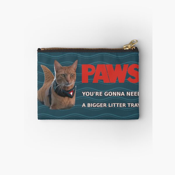 Item preview, PAWS: Funny Cat Shark Movie Parody designed and sold by MotorMouthMerch.