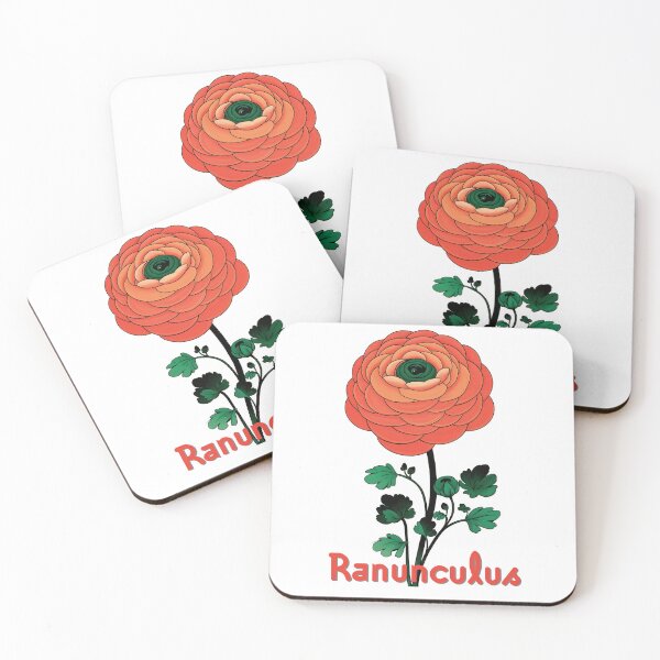 Item preview, Wall Art - Postcard - Ranunculus Floral Illustration designed and sold by ForeverPrintsOK.