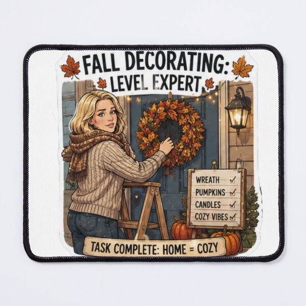Item preview, Fall Decorating Level Expert Mom Design | Elite Mom Club Cozy Autumn Porch designed and sold by DailyStruggleCo.